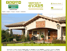 Tablet Screenshot of hosteriadeguara.com